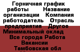 Горничная-график работы 1/2 › Название организации ­ Компания-работодатель › Отрасль предприятия ­ Другое › Минимальный оклад ­ 1 - Все города Работа » Вакансии   . Тамбовская обл.,Моршанск г.